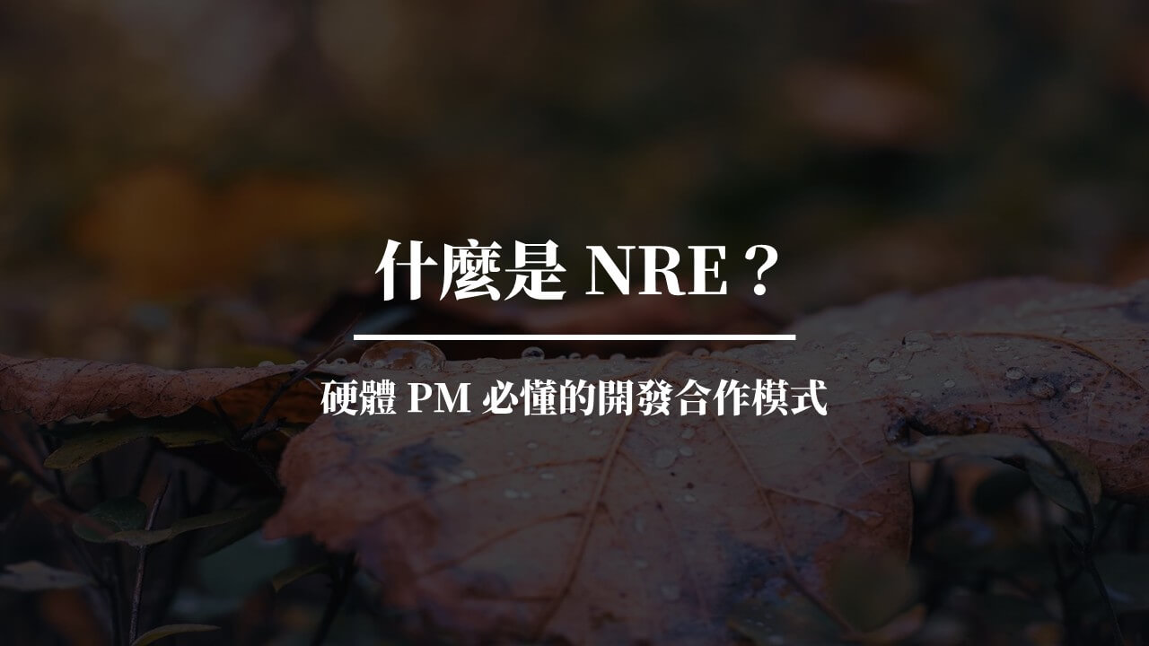 Nre Exception 什麼是 NRE?硬體 PM 必懂的開發合作模式 - 巫師札記